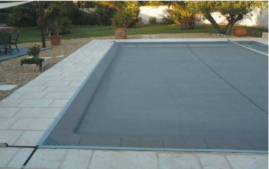 bache piscine filet hiver